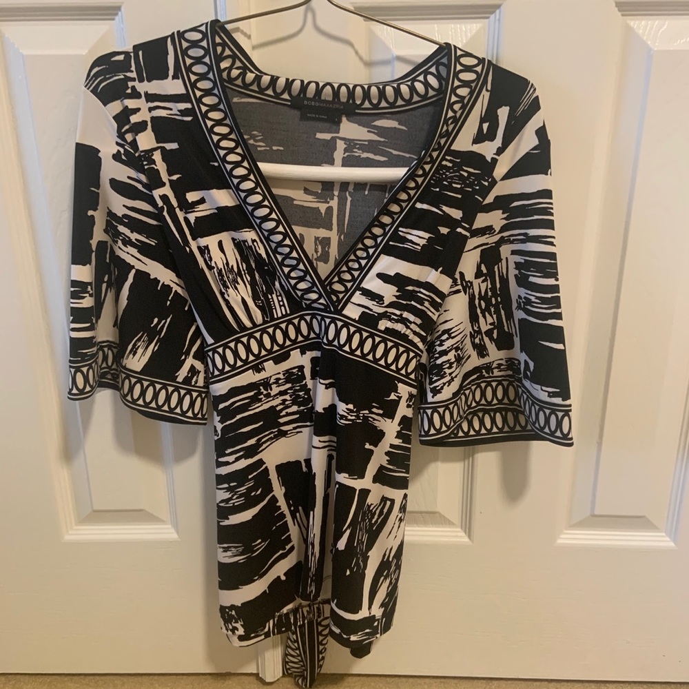 BCBG v-neck blouse